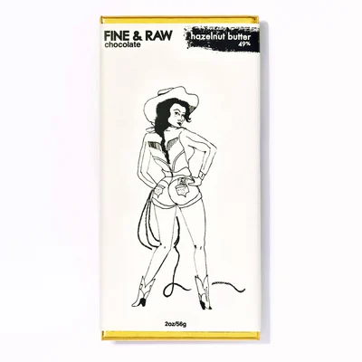 Fine & Raw Hazelnut Butter Chocolate Bar - 10 bars x 2oz case