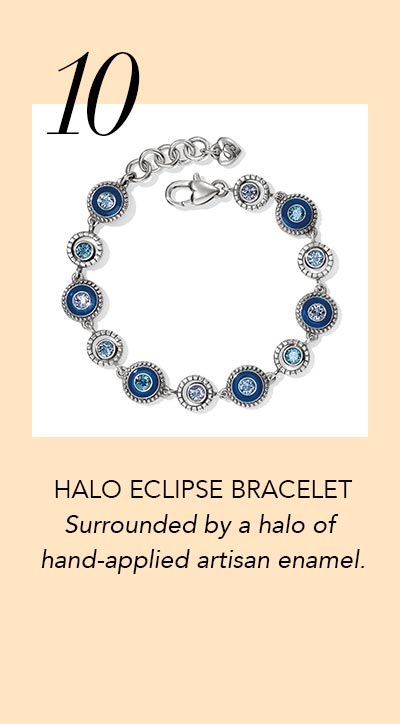 Ten: Halo Eclipse Bracelet - Surrounded by a halo of hand-applied artisan enamel.