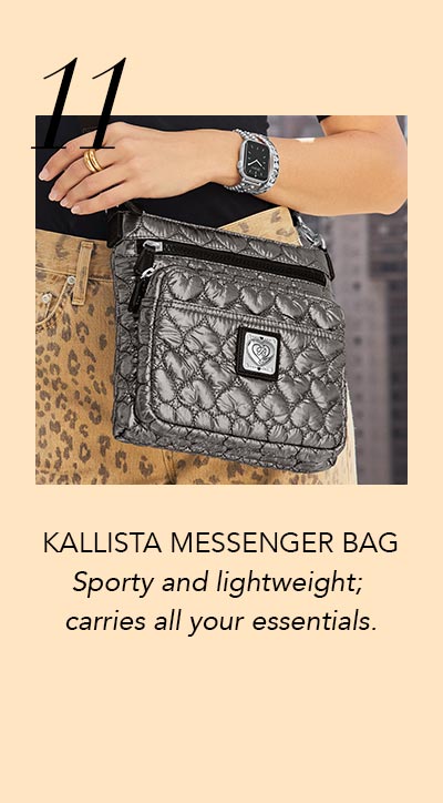Eleven: Kallista Messenger Bag - Sporty and lightweight; carries all your essentials.