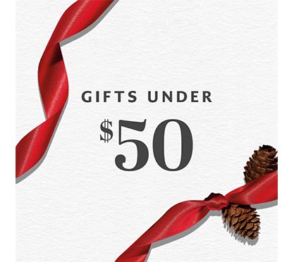 Gifts Under Fifty Dollars.