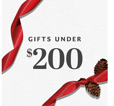 Gifts Under Two Hundred Dollars.