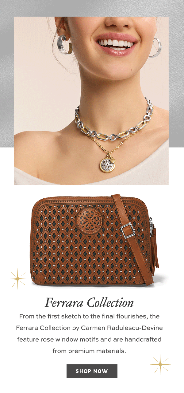 Ferrara Collection - From the first sketch to the final flourishes, the Ferrara Collection by Carmen Radulescu-Devine feature rose window motifs and are handcrafted from premium materials. - Shop Now