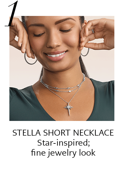 One: Stella Short Necklace - Star-inspired; fine jewelry look