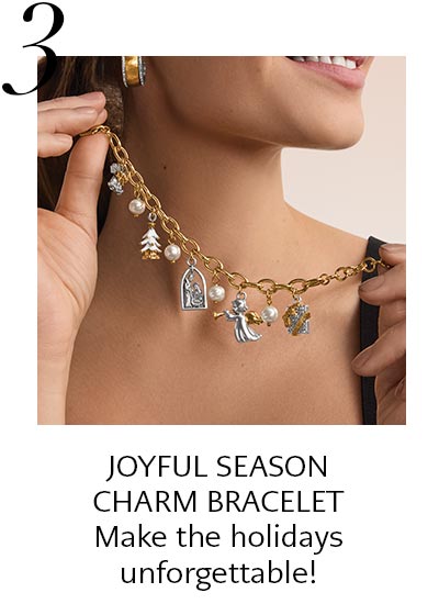 Three: Joyful Season Charm Bracelet - Make the holidays unforgettable!