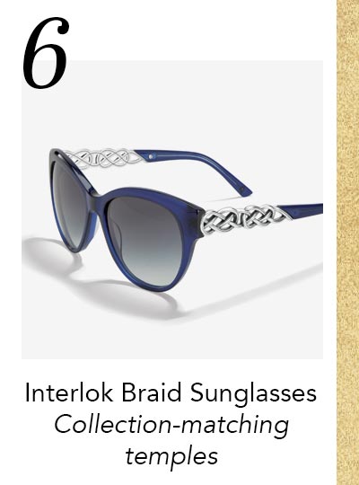 Six: Interlok Braid Sunglasses - Collection-matching temples