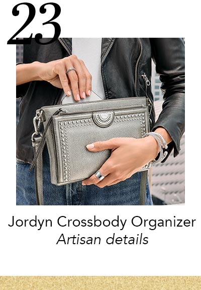 Twenty Three: Jordyn Crossbody Organizer - Artisan details