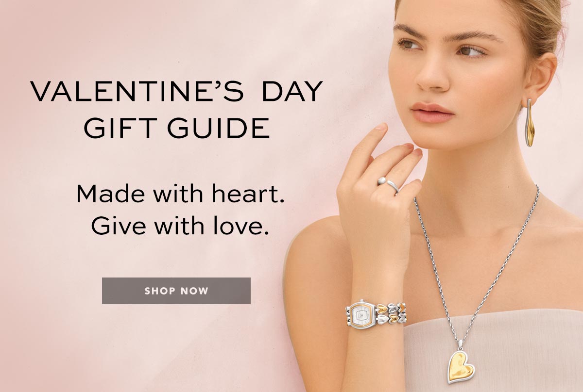 Valentine's Day Gift Guide - Made with heart. Give with love. - Shop Now
