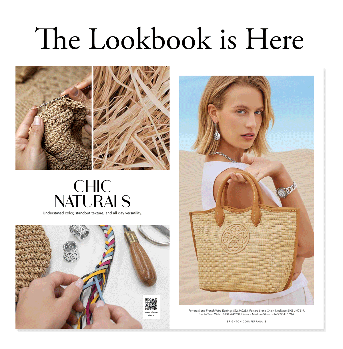 The Look-Book Is Here - Spring is here! From chic naturals to modern florals, sculptural statements to collectible Brighton icons, we have all the creatively designed, artfully crafted looks you'll need for a stylish season. - Shop The Look-Book