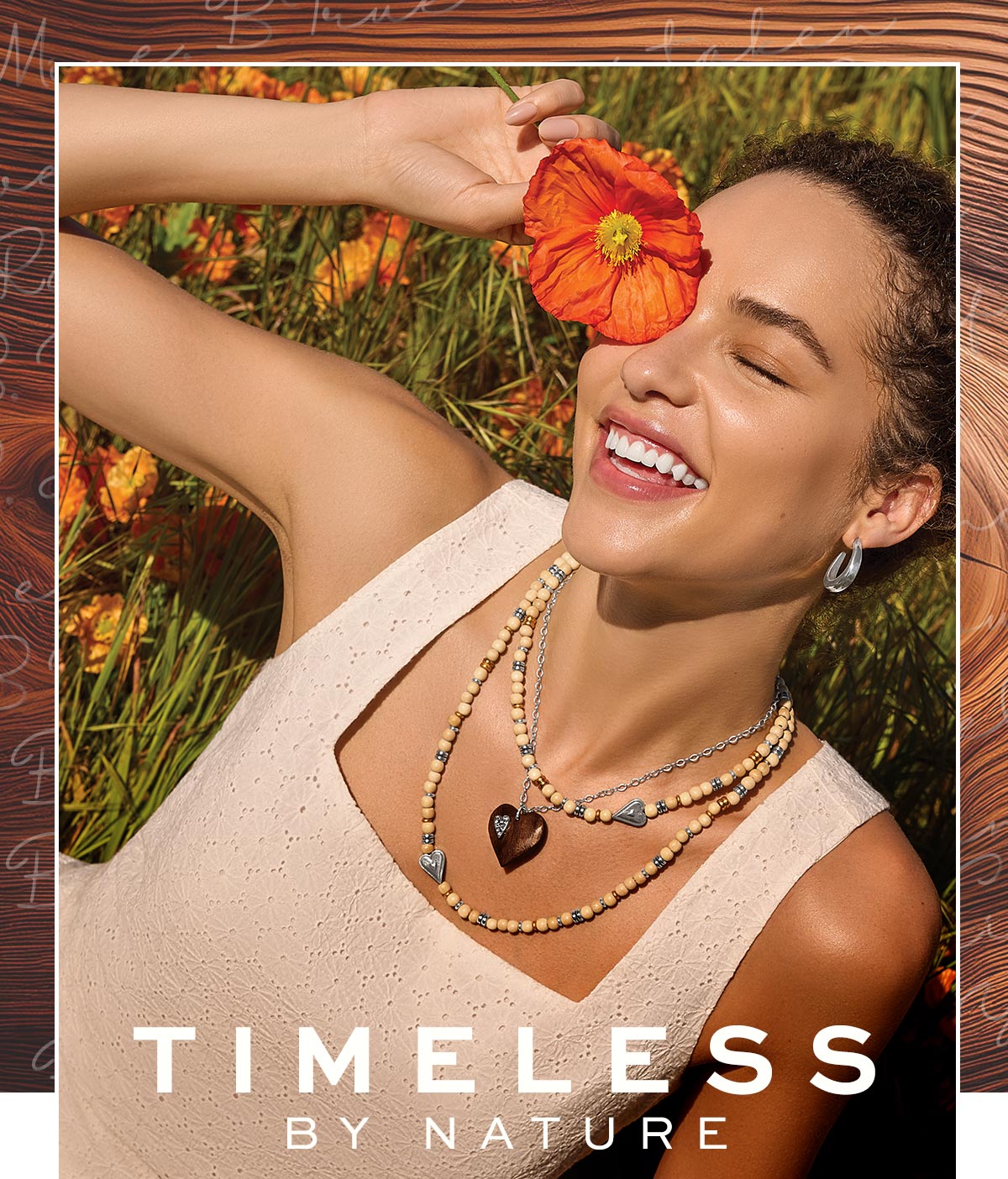 Timeless By Nature - These timeless hearts - iconic symbols of love at Brighton - make cherished gifts to treasure for years. The Love Messages Wood Collection is crafted from light and dark shades of natural Robles wood, beautifully highlighting its organic character in a modern, elevated way. Rich textures pair with hand-set crystals for a soft touch of sparkle and contrast. - Shop Now