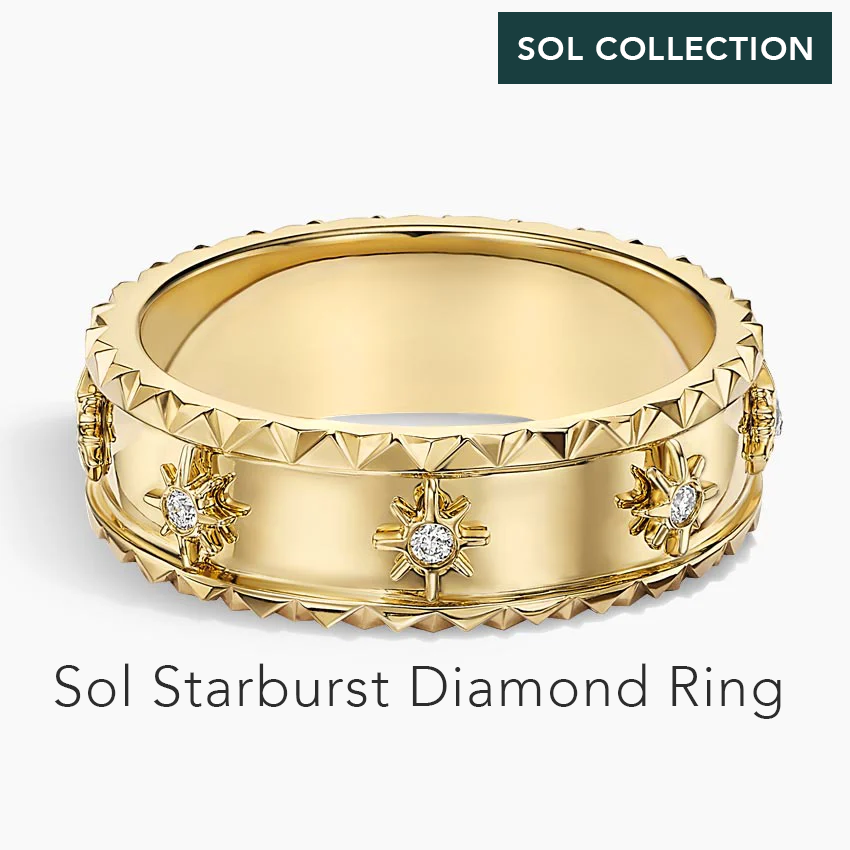 Sol Starburst Diamond Ring 