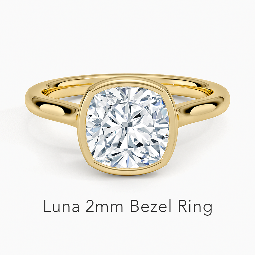 Luna 2mm Bezel Ring
