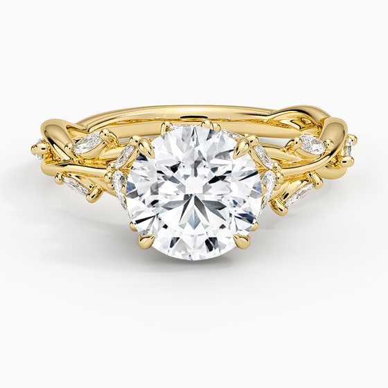 18K Yellow Gold Secret Garden Diamond Ring (1/2 ct. tw.)