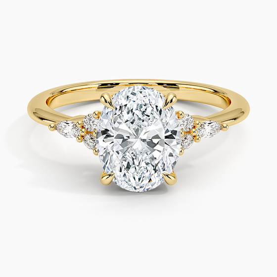 18K Yellow Gold Nadia Diamond Ring