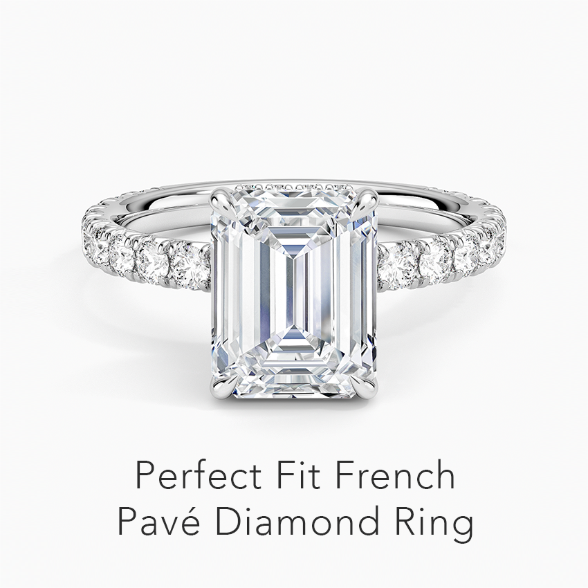Perfect Fit French Pavé Diamond Ring
