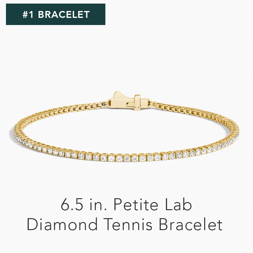 6.5 in. Petite Lab Diamond Tennis Bracelet