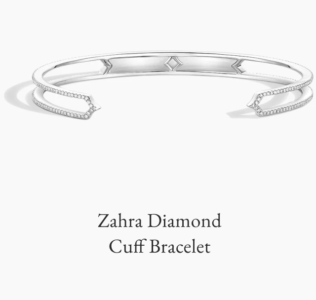 Zahra Diamond Cuff Bracelet