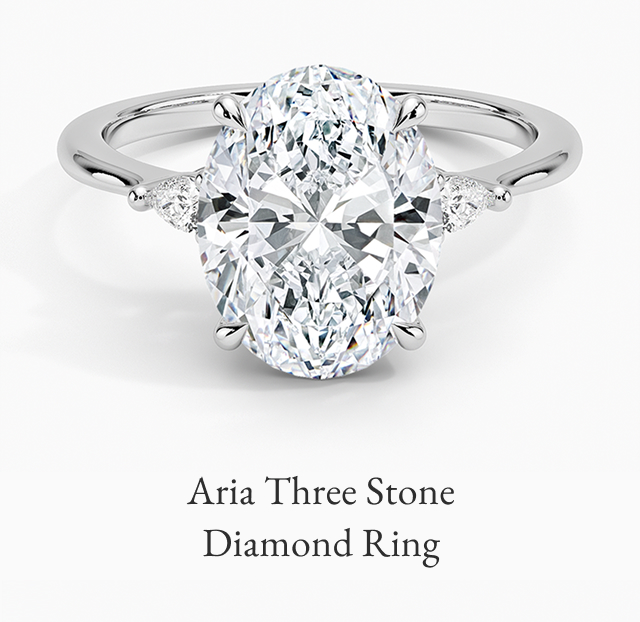 Aria Three Stone Diamond Ring