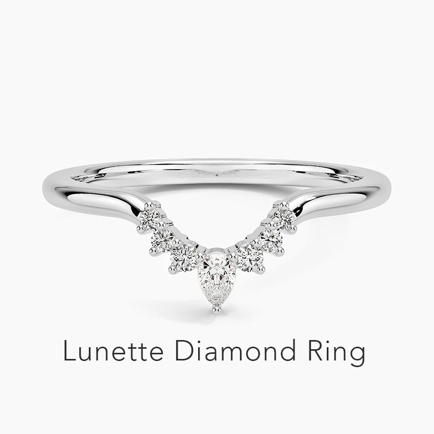 Lunette Diamond Ring