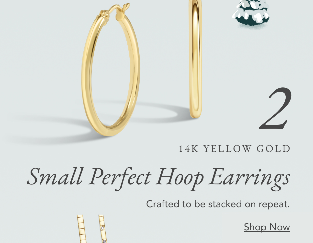 Small Perfect Hoop Earrings
