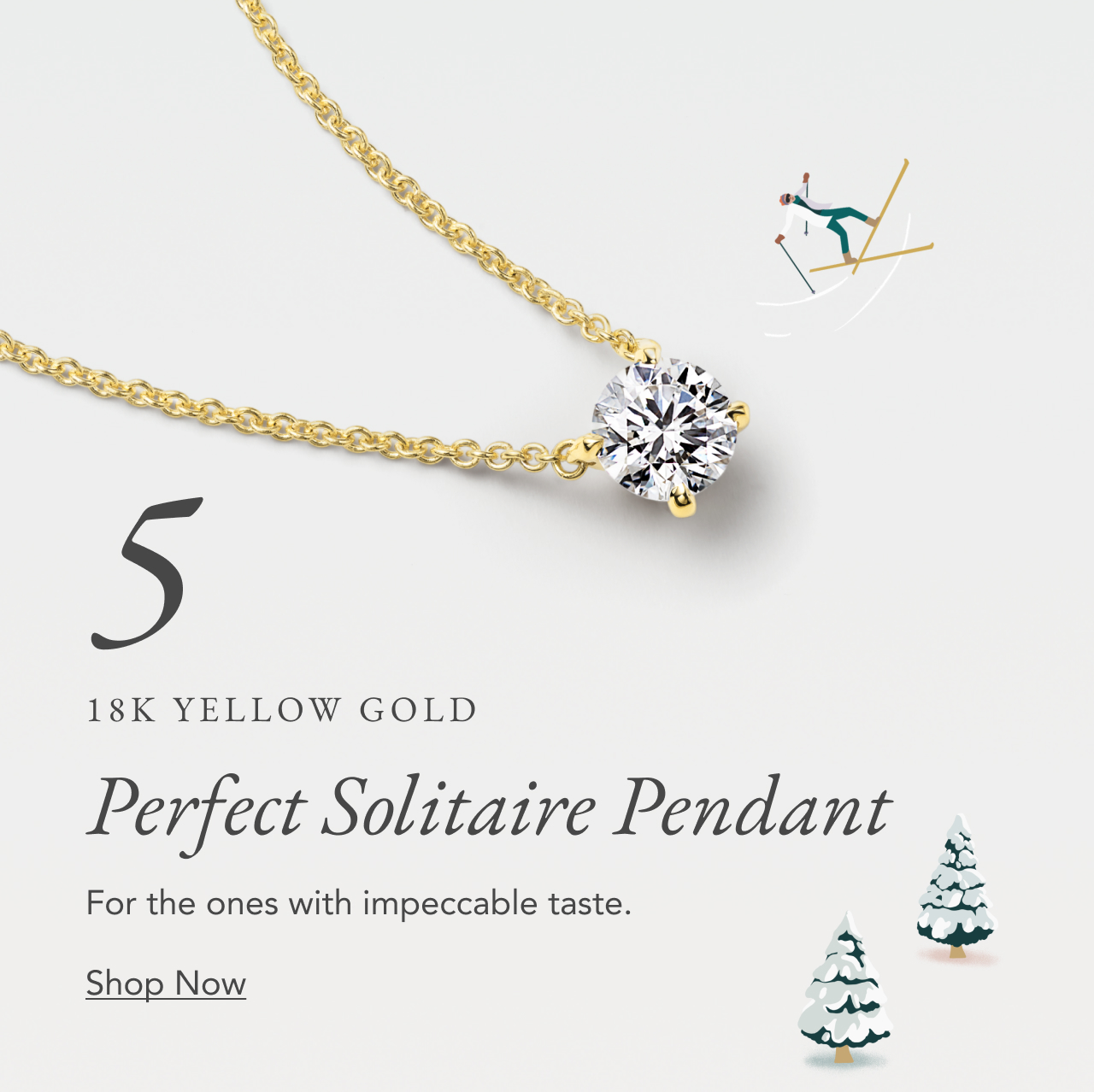 Perfect Solitaire Pendant