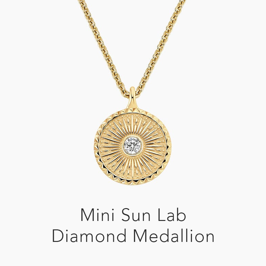 Mini Sun Lab Diamond Medallion