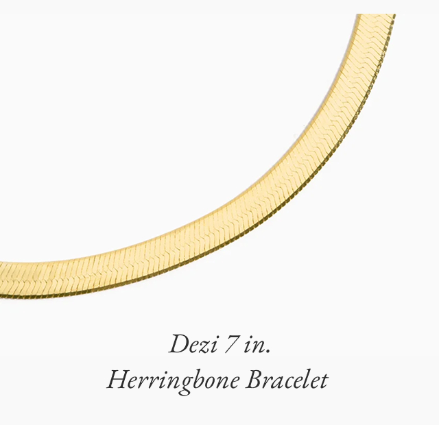 Dezi 7 in. Herringbone Bracelet