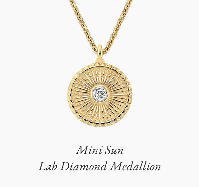 Mini Sun Lab Diamond Medallion