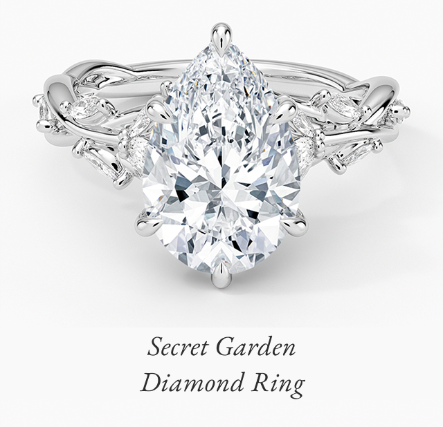 Secret Garden Diamond Engagement Ring