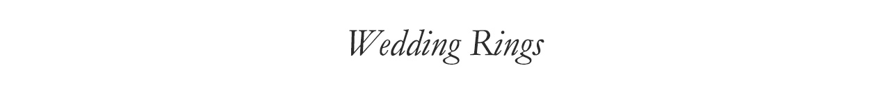 Wedding Rings