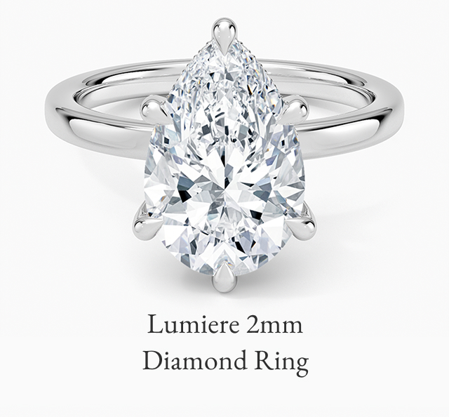 Lumiere 2mm Diamond Ring 
