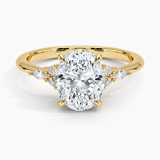 18K Yellow Gold Nadia Diamond Ring