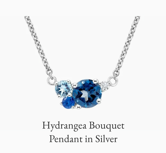 Hydrangea Bouquet Pendant