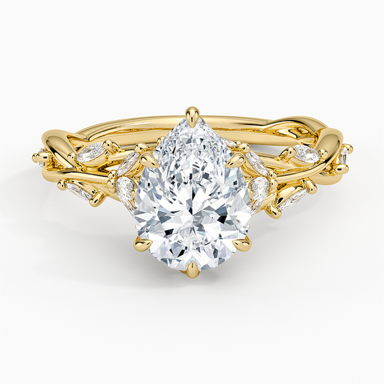 18K Yellow Gold Secret Garden Diamond Ring (1/2 ct. tw.)