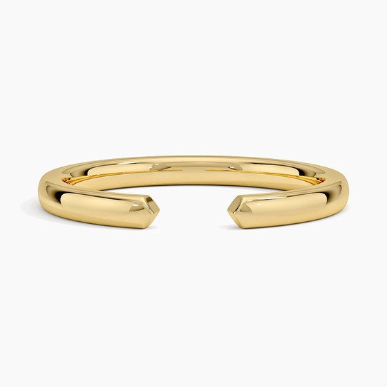 18K Yellow Gold Liv 2mm Open Ring