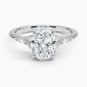 14K White Gold Nadia Diamond Ring