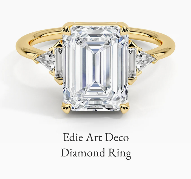 Edie Art Deco Diamond Ring