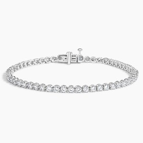 18K White Gold 6.5 in. Certified Lab Diamond Tennis Bracelet (2 ct. tw.)