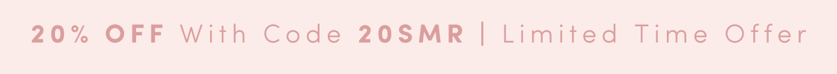 20% off with code 20SMR