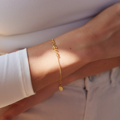 Nella Nameplate Bracelet