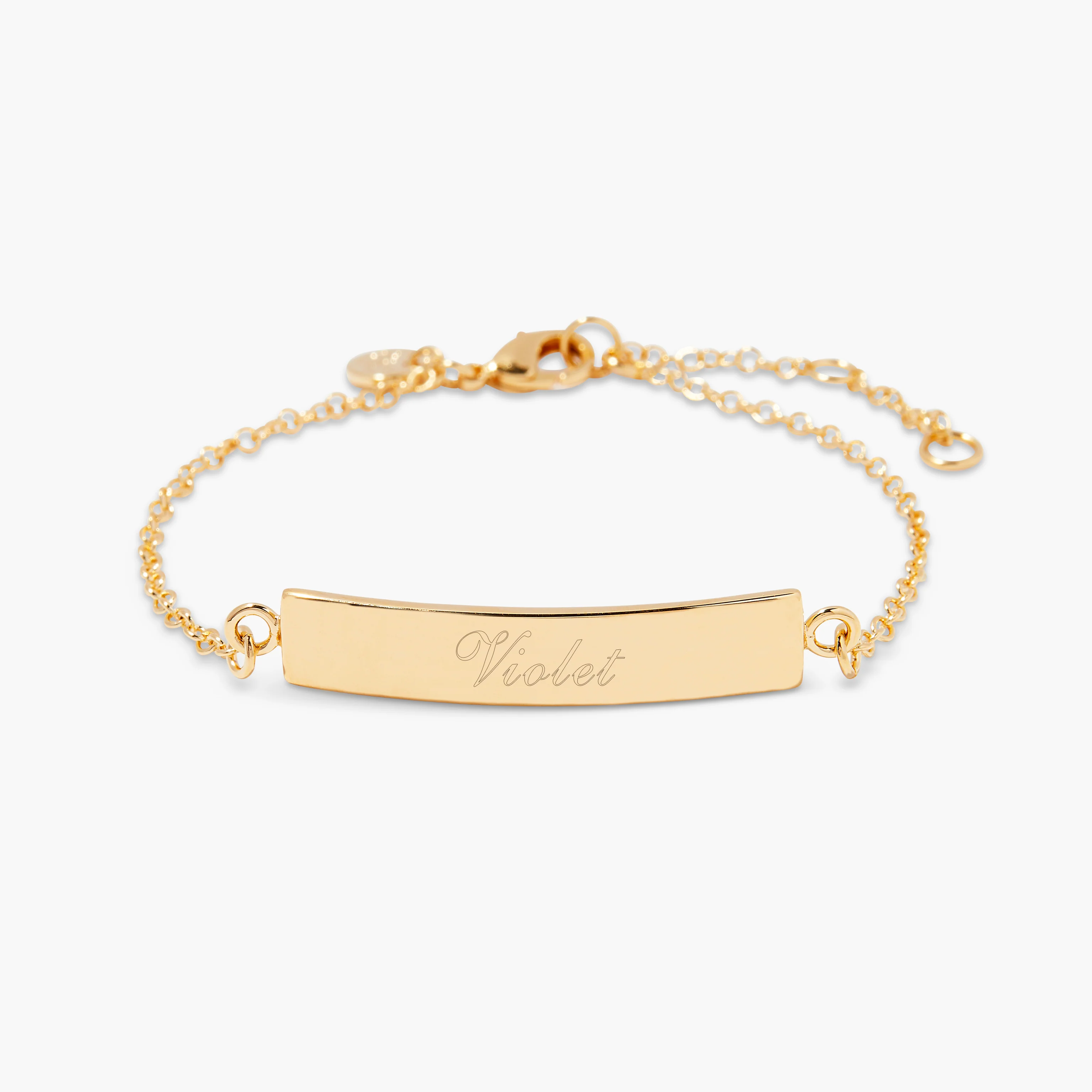 Image of Elena Name Bar Bracelet