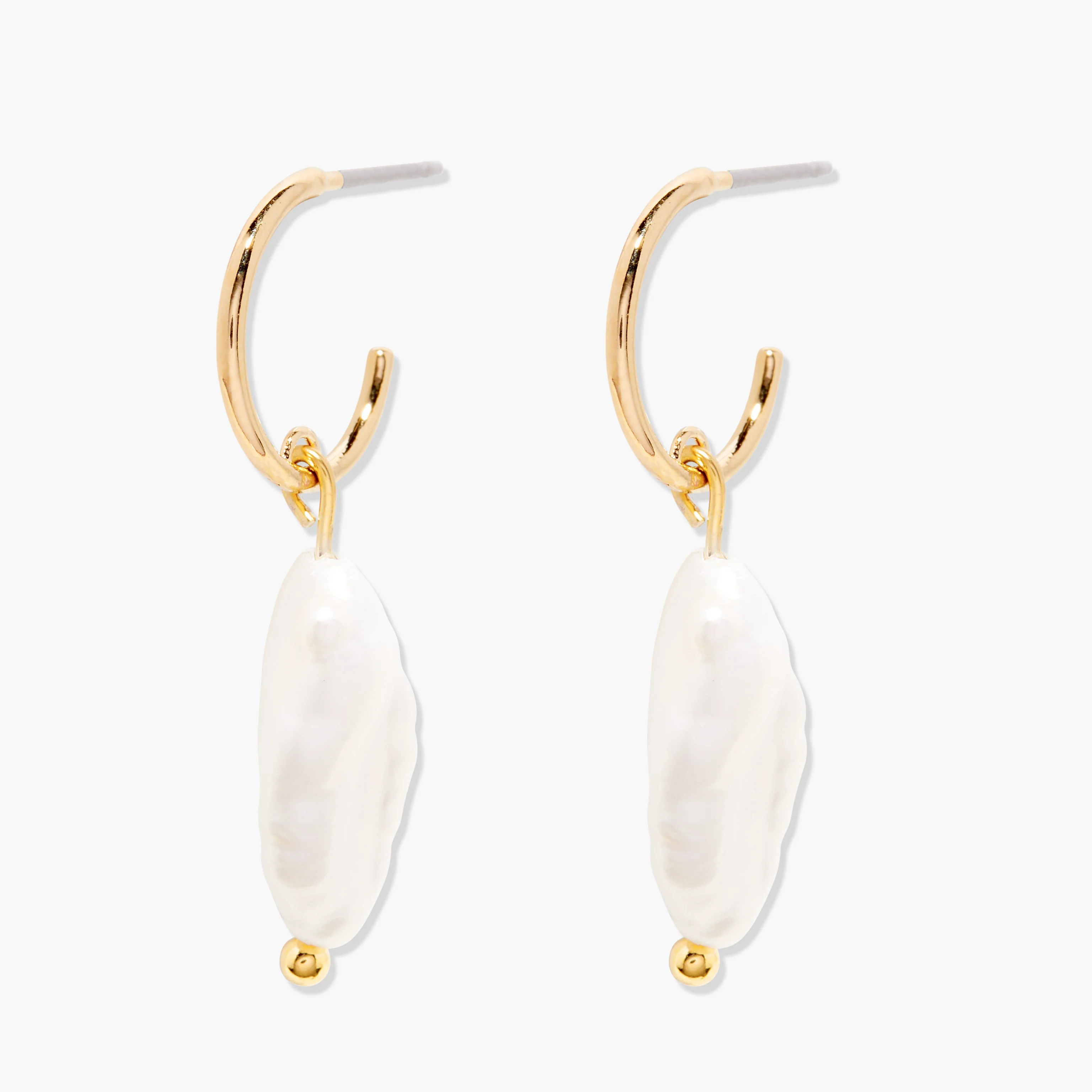 Image of Olive Pearl Earrings