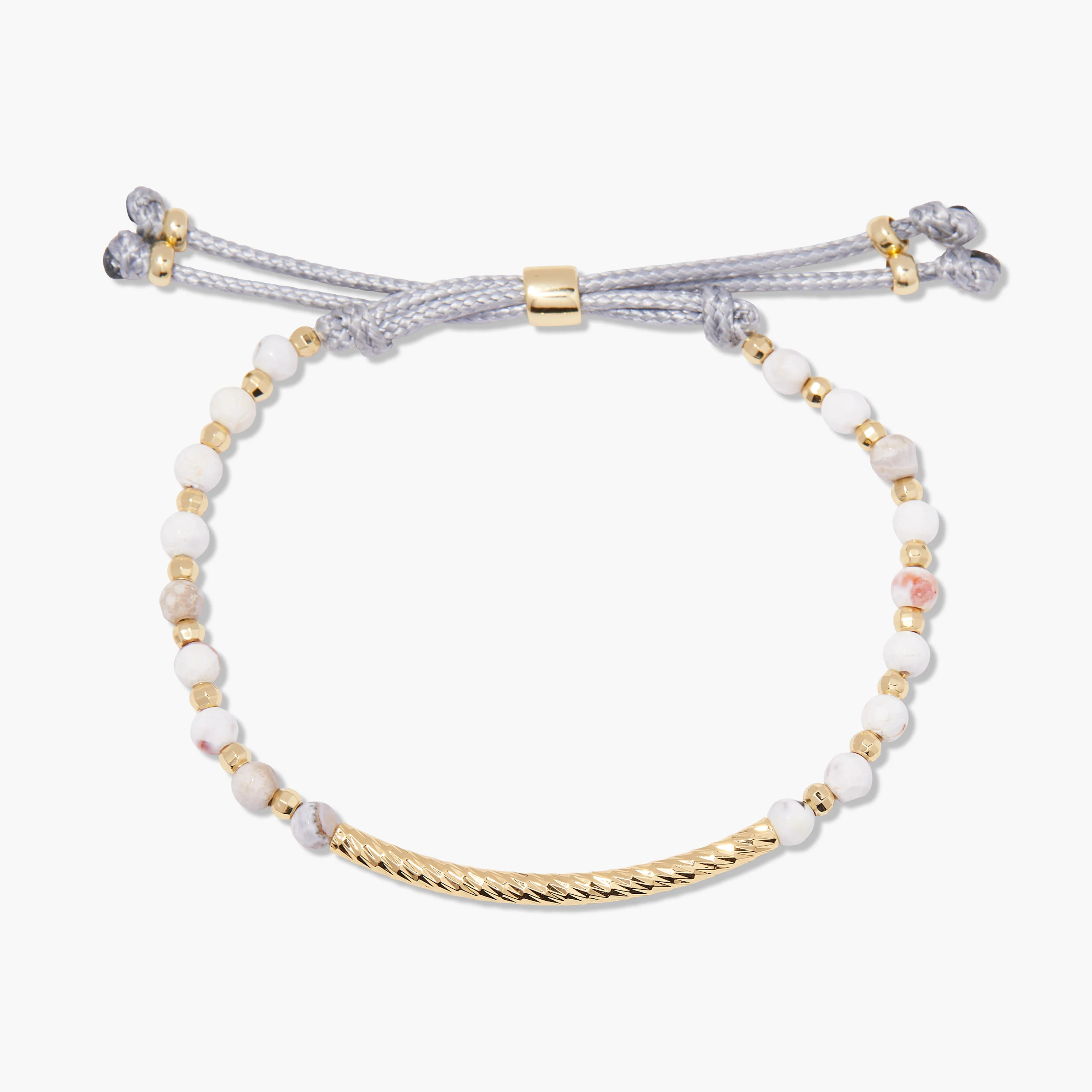 Image of Savannah Gemstone Bracelet-Howlite