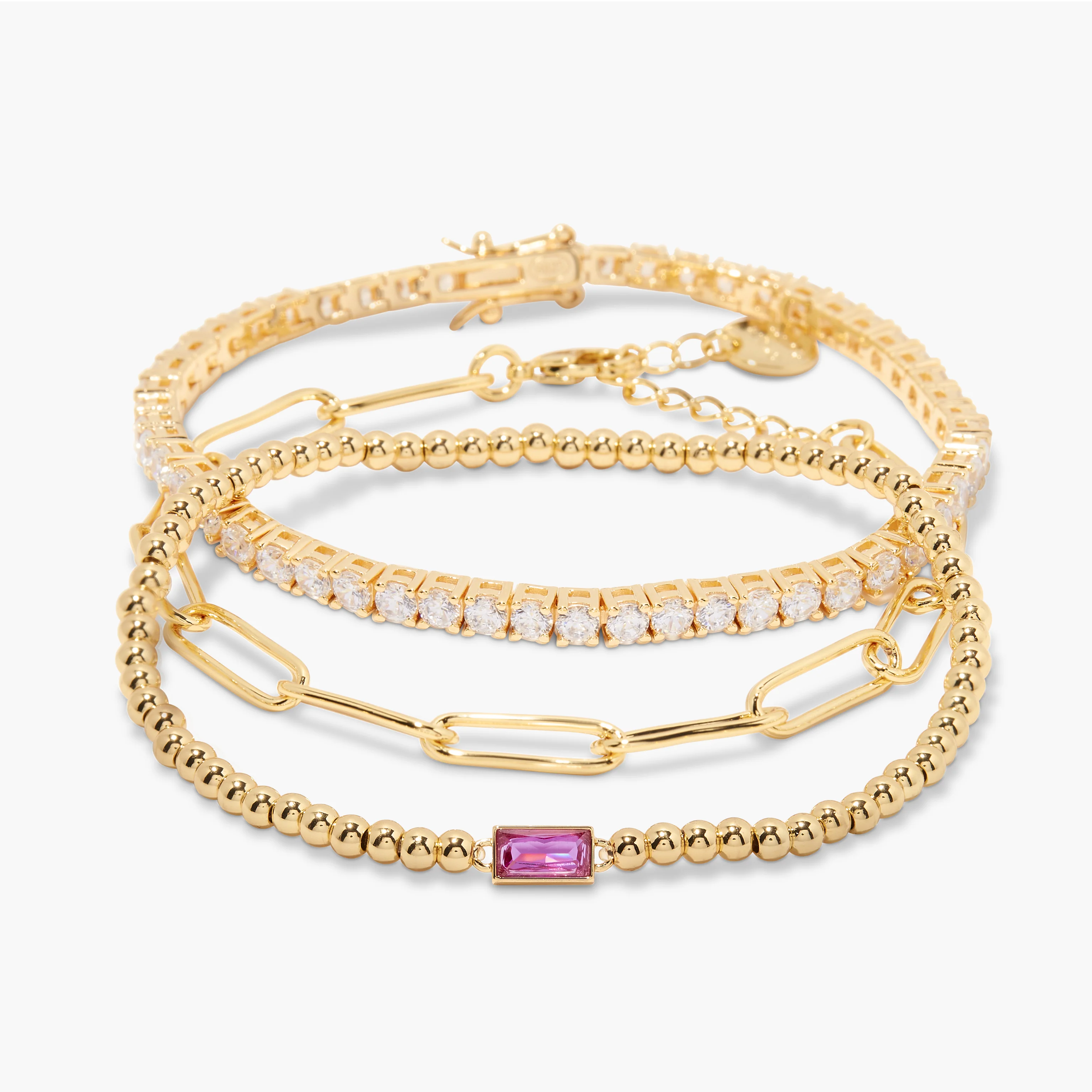 Image of Kylie Birthstone Bracelet Set