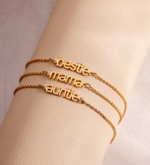 nameplate braceelts