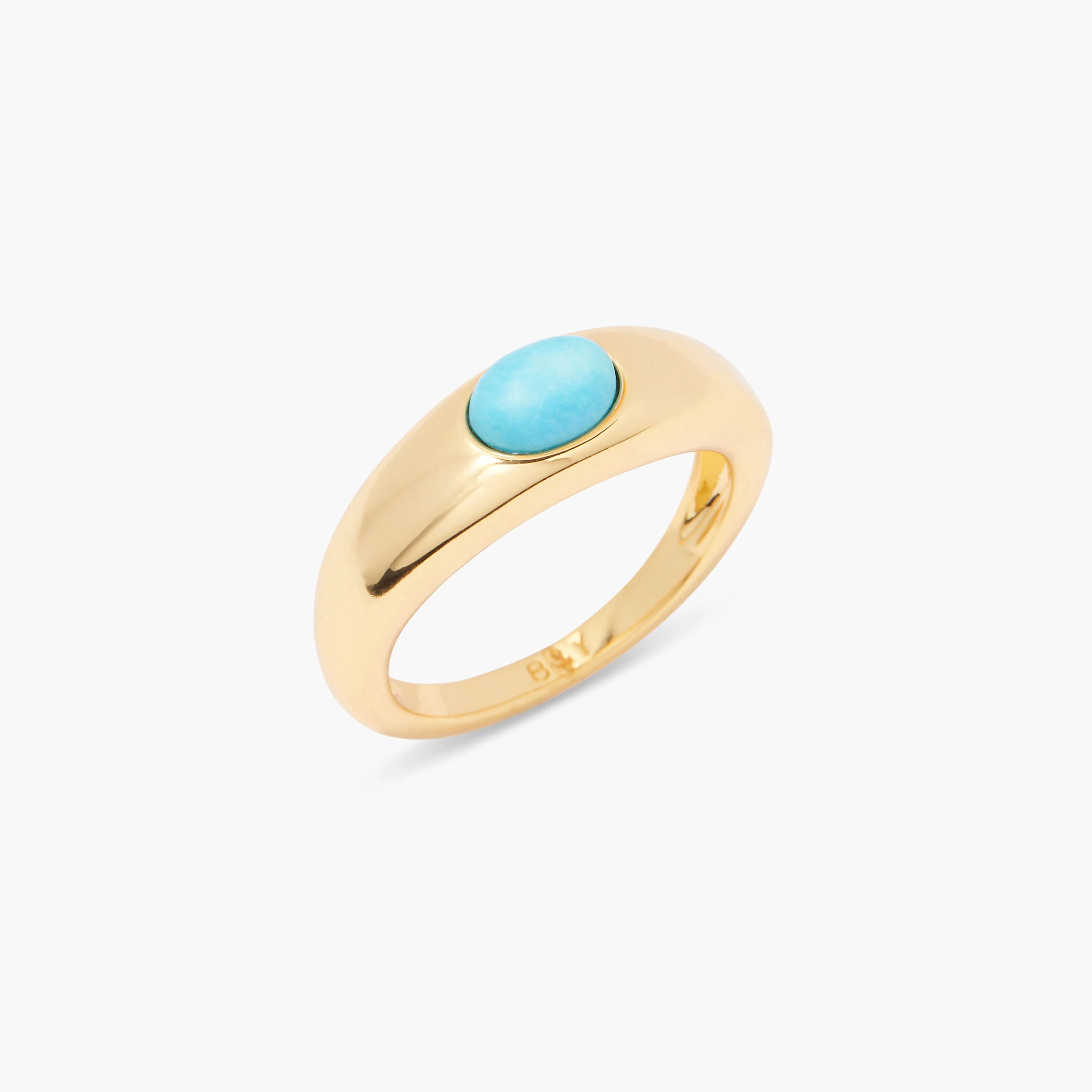 Image of Kara Turquoise Signet Ring