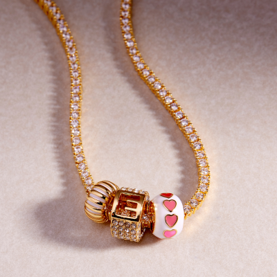 Georgina Initial Tennis Necklace