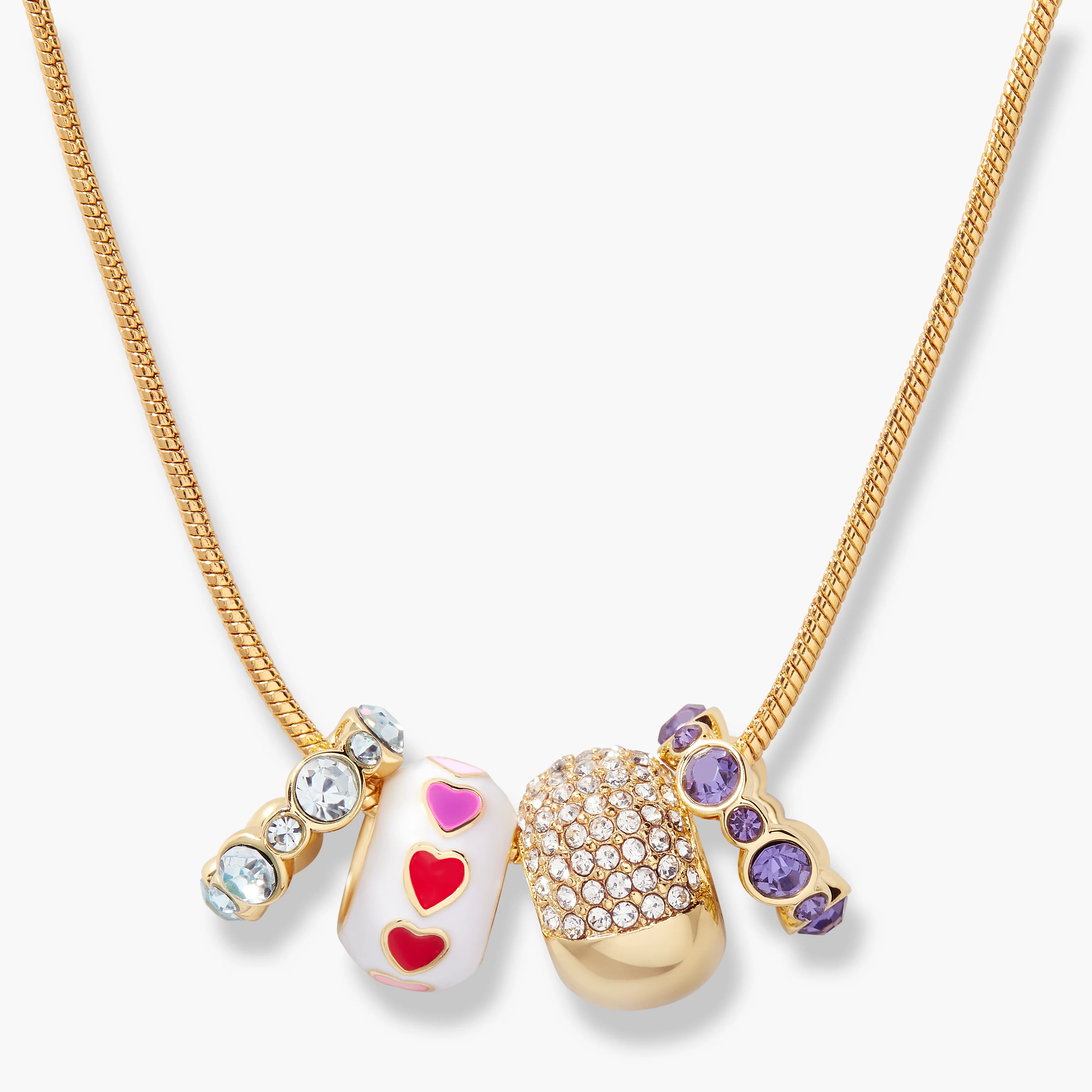 Image of Kenzie Birthstone Heart Necklace