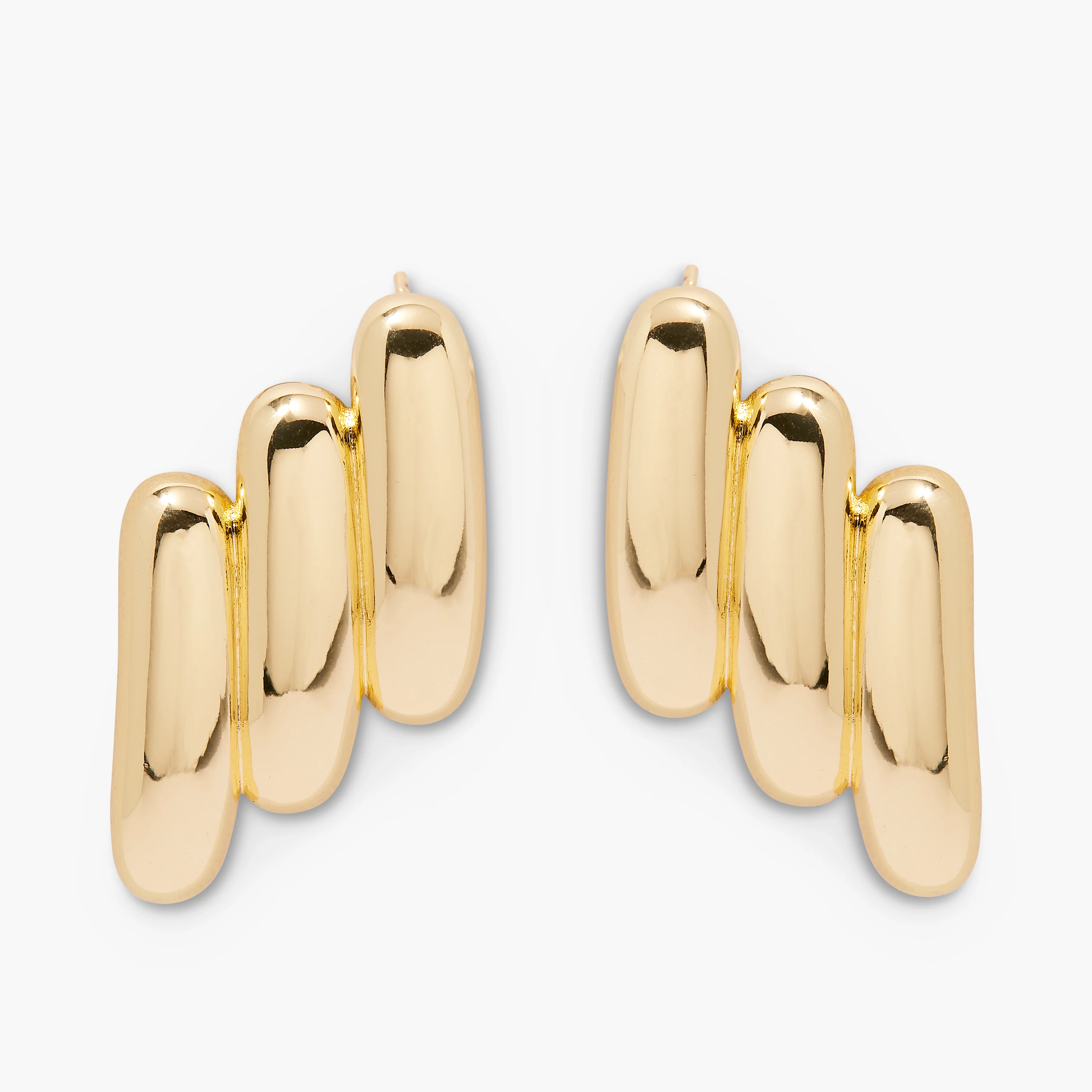 Image of Harper Curve Statement Earrings