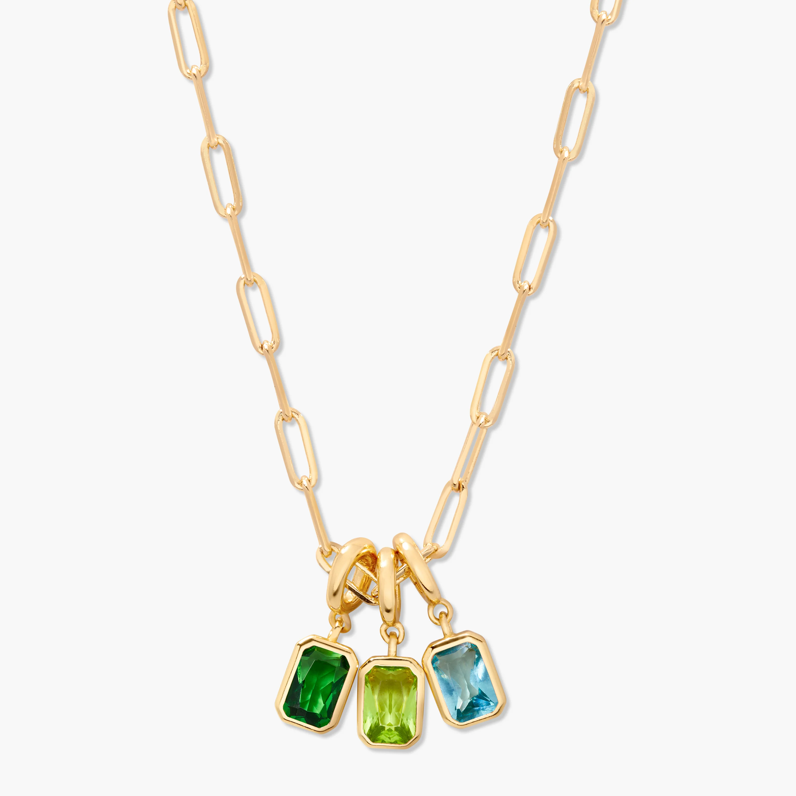 Image of Mackenzie Three Birthstone Necklace