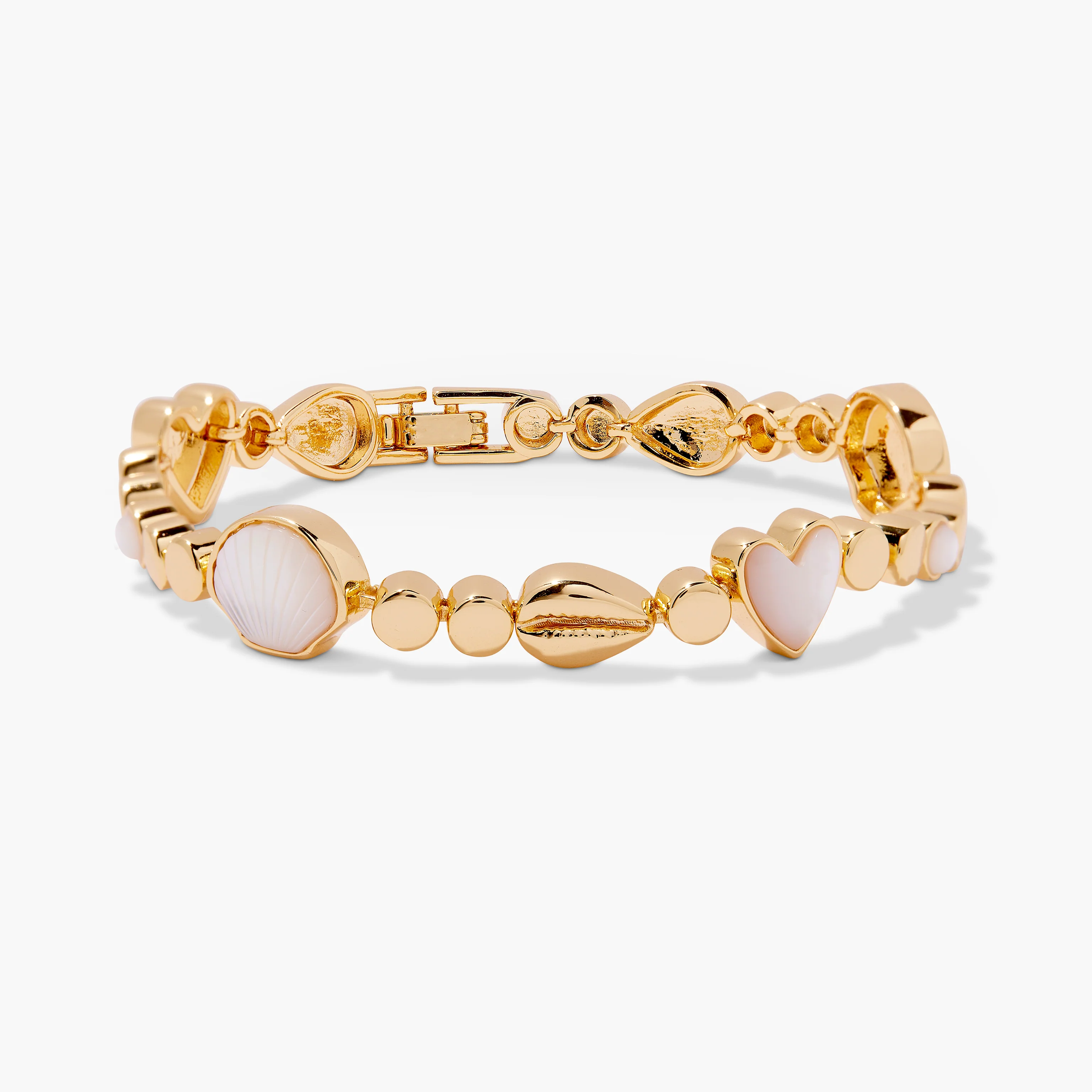 Image of June Pearl Heart Bracelet